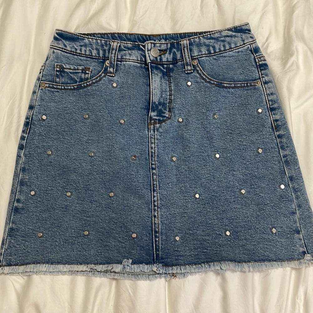 Studded denim skirt size 6